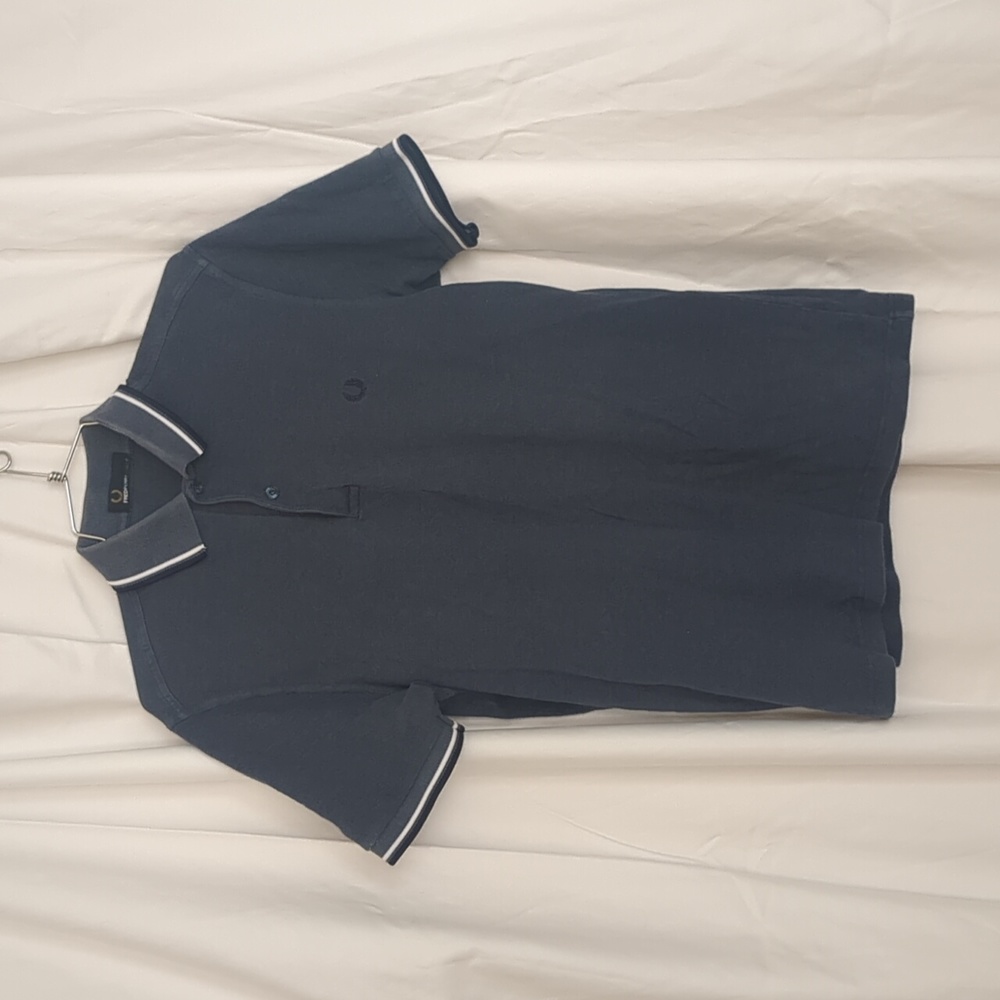 Fred Perry navy blue medium polo shirt.